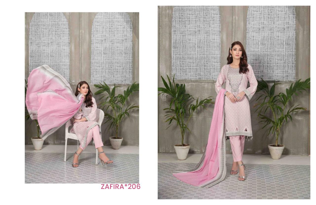 Zafira Vol 2 Casual Wear Wholesale Karachi Cotton Dress Material